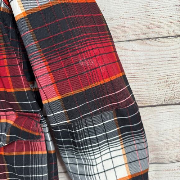 O'Neill Freedom Series 10kmm Plaid Snowboard Ski Jacket Mens Medium Red Black - Picture 8 of 16